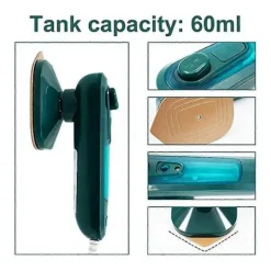 FMYSJ Strykjärn-Ångstrykjärn för kläder, Handhållen klädångare Snabb uppvärmning, Bärbar tygångstrykjärn Tygveck (FMY)