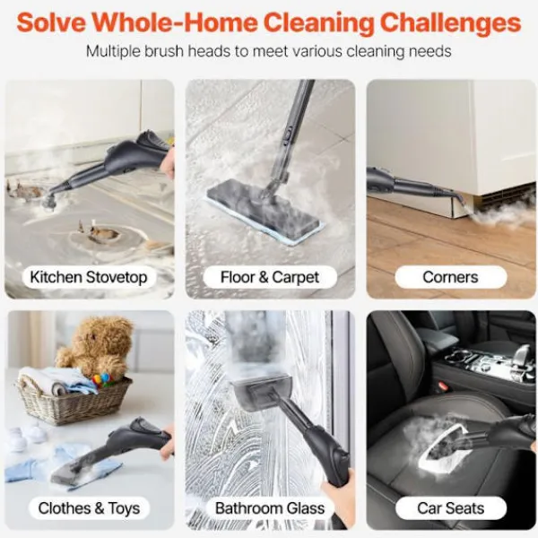 DUOKU Ångtvättar-Ångtvätt - - CB-101A - 2000 W - Tank 1,5 L - Sladd 5 m