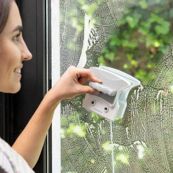 Fönsterrengöring-/NN/ Fönstertvätt för båda sidor av fönstret - Magnetisk - 3-8mm Vit