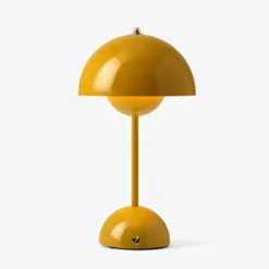 Dammsugare & Tillbehör-Nordisk uppladdningsbar blomsterbordslampa sänglampa bordslampa svamp sovrumsbordsdekoration sänglampa nattlampor[hk] gul
