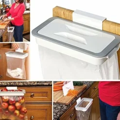 High quality Soptunnor-Ny sopsäckshållare med klämma Kompatibel med låda/dörr/möbler, idealisk för husbil, resa, hem, kök, avfallssortering