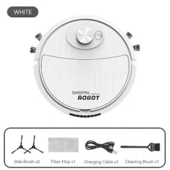 Dammsugare & Tillbehör-Nya Barn Julklappar Smart Robot Leksak Dammsugare Automatisk Golvrengöringsleksak Lek Med Barn Och Husdjur (FMY)