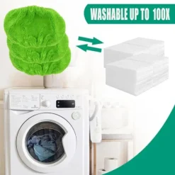 TryggHandla Städmoppar-Nya ersättningsdynor Swiffer mopp återanvändbara Swiffer dammmopp ersättningsdynor, Swiffer golvmoppduk, återanvändbart överdrag