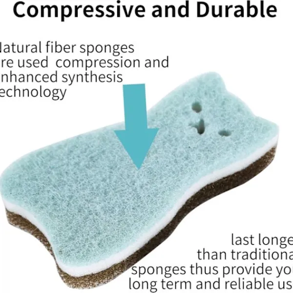 HNGM Svampar & Dukar-Nya Köksskrubbsvampar Heavy Duty Multi-Purpose Non-Rep Scrubb