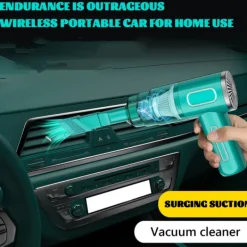 Dammsugare & Tillbehör-29000PA Bärbar Bil Dammsugare Bärbar Trådlös Dammsugare Handhållen Dammsugare för Bil Hushåll Svart Svart 2 Filter