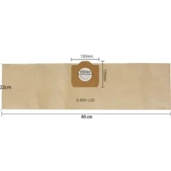 Dammsugare & Tillbehör-10-pack 6.959-130.0 pappersdammsugarpåse A 2201/2204/2504 kompatibel med Kärcher WD3 WD3P våt- och torrdammsugare ersättning/NC/