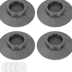 Tvättmaskiner-4-pack antivibrationsfötter för tvättmaskin, absorberar 95,7 % av ljud och vibrationer, kraftfull dämpare för tvättmaskin, för tvättmaskin och möbelben under | Fyndiq