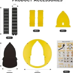Skadedjur & Insekter-2-pack automatiska återställningsfällor - Musfälla Hink Flip Lock, 5 gallon hinklock Mus Råttfälla, Musfälla Hink Inomhus Utomhus, Återanvändbar Musfälla | Fyndiq