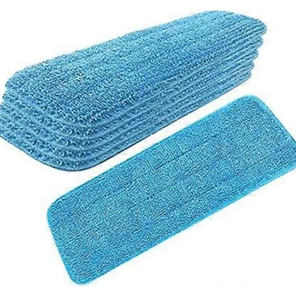 NICEGOU Städmoppar-6-pack Blå Mikrofiber Spraymopp Ersättningshuvuden för Våta och Torra Moppar, Premium Golvrengöringsdynor, Återanvändbara Ersättningsrefiller Kompatibla med Bona Fl | Fyndiq