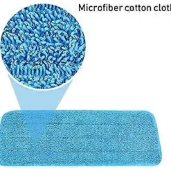 NICEGOU Städmoppar-6-pack Blå Mikrofiber Spraymopp Ersättningshuvuden för Våta och Torra Moppar, Premium Golvrengöringsdynor, Återanvändbara Ersättningsrefiller Kompatibla med Bona Fl | Fyndiq
