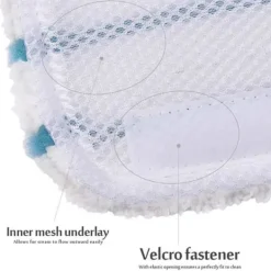 Generic Städmoppar-5-pack Black Decker Mikrofiberdukar för Ångmoppar - Alternativ till FSMP20 FSM1630, FSM1616, FSM1321, FSM1605, FSMH13151SM ETC