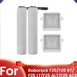 Dammsugare & Tillbehör-4-pack borst- och filterkit för Roborock F25/F25 RT/F25 LT/F25 ALT/F25 ACE våt- och torrdammsugare reservdelar