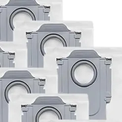 Dammsugare & Tillbehör-12-pack dammpåsar för Roborock QV 35A / QR 798 / QR 598 robotdammsugare - Inkluderar 4 trasor & 8 dammpåsar