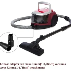 Crowned Dammsugare & Tillbehör-2-pack dammsugaradapter, 1 3/8 tum till 1 1/4 tum universell rengöringslangreduceringsadapter dammsugare