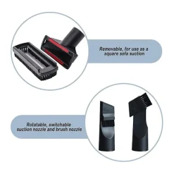 Crowned Dammsugare & Tillbehör-6-pack dammsugarmunstycken, 32 mm dammsugarborstar, ersättningsborstar och munstycken, multifunktionella