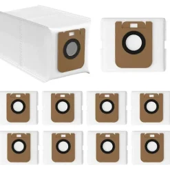 Dammsugare & Tillbehör-10-pack dammsugarpåsar för D10 Plus / D10s Plus / Z10 Pro / L10 Plus dammsugare, RLS3D dammuppsamlare