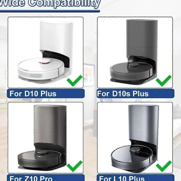 Dammsugare & Tillbehör-10-pack dammsugarpåsar för D10 Plus / D10s Plus / Z10 Pro / L10 Plus dammsugare, RLS3D dammuppsamlare