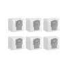 Crowned Dammsugare & Tillbehör-6-pack Dammsugarpåse för robotdammsugare Q5+ / Q7+ / Q7 Max+ / S7 Maxv Ultra / G10s / T8 Plus