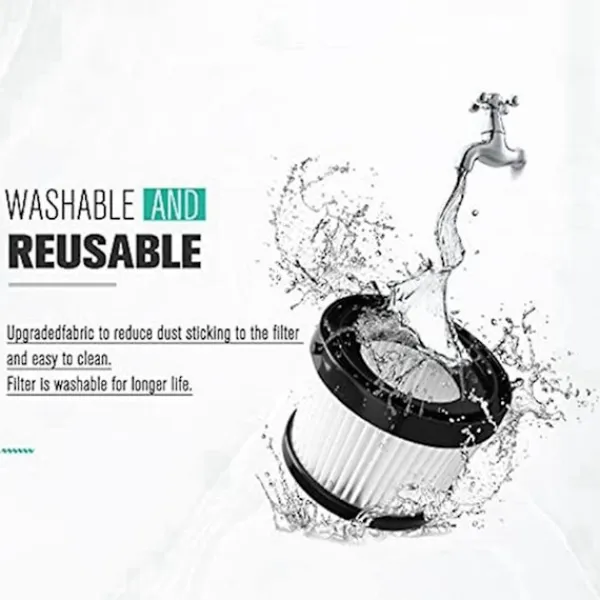 Dammsugare & Tillbehör-4-pack DCV5011H HEPA-filter för DCV501HB sladdlös handhållen dammsugare, med 8 skumhylsfilter & 1 borste