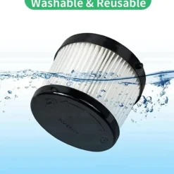 Dammsugare & Tillbehör-4-pack DCV5011H HEPA-filter för DCV501HB sladdlös handhållen dammsugare, med 8 skumhylsfilter & 1 borste