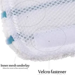 Generic Städmoppar-8-pack Dukar för Black and Decker Ångmoppar FSMP20 Ångmopp för Black Decker FSM1630, FSM1616, FSMH13E5, FSM1321,