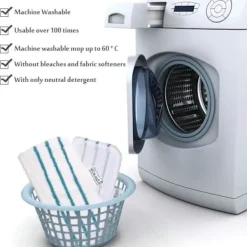 Generic Städmoppar-8-pack Dukar för Black and Decker Ångmoppar FSMP20 Ångmopp för Black Decker FSM1630, FSM1616, FSMH13E5, FSM1321,