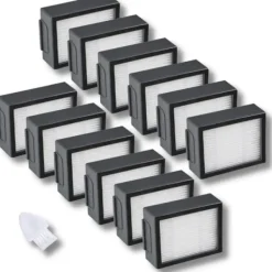 Dammsugare & Tillbehör-12-pack ersättningsfilter till iRobot Roomba i&e i1 i3 i4 i6 i7 i8 e5 e6+ J7 (ej för J7+) dammsugare reservdelar tillbehör