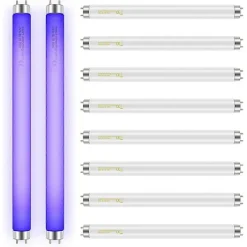 FMYSJ Skadedjur & Insekter-10-pack Ersättningslampor för Insektsdödare 10W för 20W Inomhus Insektsdödare, BL T8 F10W 33cm Lampa T (FMY)