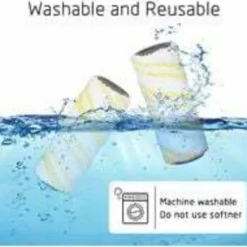 Städmaskiner-2-pack Ersättningsrullar för Kärcher FC3 FC3D FC5 FC7