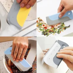 Fönsterrengöring-4-pack Fågelskrapa Fönsterglas Torkare Hushålls Glas Torkare Verktyg Rengöringsverktyg