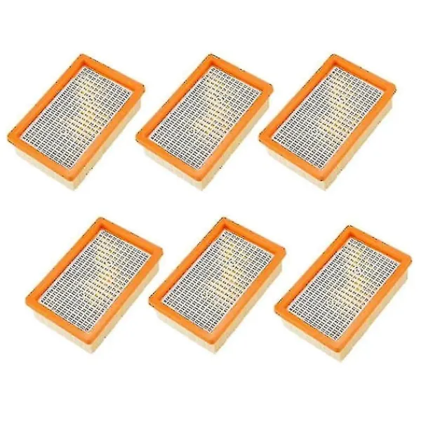 Dammsugare & Tillbehör-6-pack filter för Karcher Mv4 Mv5 Mv6 Wd4 Wd5 Wd6 dammsugare - Ersättningsdelar, leverfilter