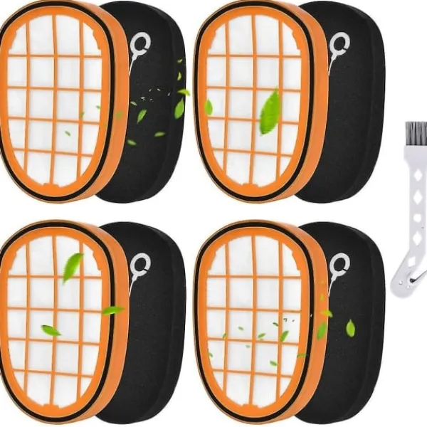 Dammsugare & Tillbehör-4-pack filter för Philips Speedpro Max Aqua Handheld