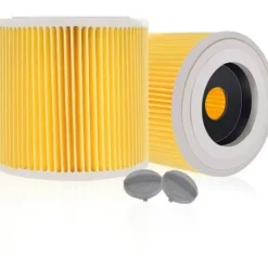 Dammsugare & Tillbehör-2-pack filterpatron för Kärcher WD3 Premium, NT20/1 NT30/1 NT38 - Filter - Ersättningsfilter för Kärcher dammsugare
