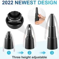 NeunWolken Skadedjur & Insekter-2-pack flugavvisande, bärbar flug- och myggavvisande fläkt, håll flugor och insekter borta från mat