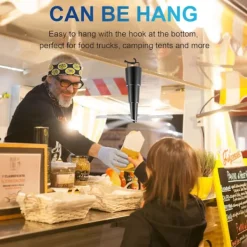 NeunWolken Skadedjur & Insekter-2-pack flugavvisande, bärbar flug- och myggavvisande fläkt, håll flugor och insekter borta från mat