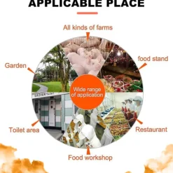 Skadedjur & Insekter-2-pack Flugfällor Utomhus Flugpåsar Flugfångare Utomhus Engångs Hängande Flugdödare Flugfälla för Utomhus Inomhus Uteplats