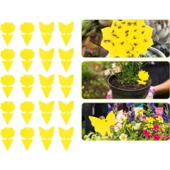 Generic Skadedjur & Insekter-60-pack Flugfångare - Flugfälla - Söta och Effektiva Hund