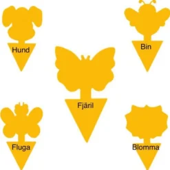 Generic Skadedjur & Insekter-60-pack Flugfångare - Flugfälla - Söta och Effektiva Hund