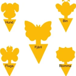 Otego Skadedjur & Insekter-20-pack Flugfångare - Flugfälla - Söta och Effektiva FJÄRIL
