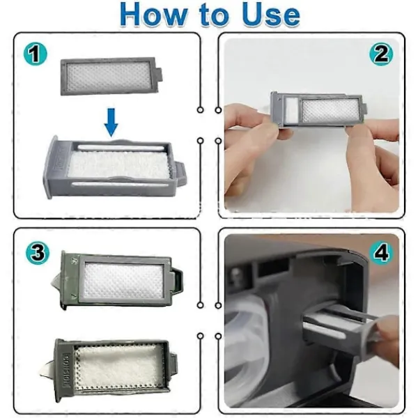 Dammsugare & Tillbehör-5-pack för Dreamstation 2 CPAP Återanvändbara Pollenfilter och Engångs Ultrafina Filter