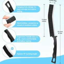 Dammsugare & Tillbehör-3-pack Gap rengöringsborste, spårborste med handtag, multifunktionell