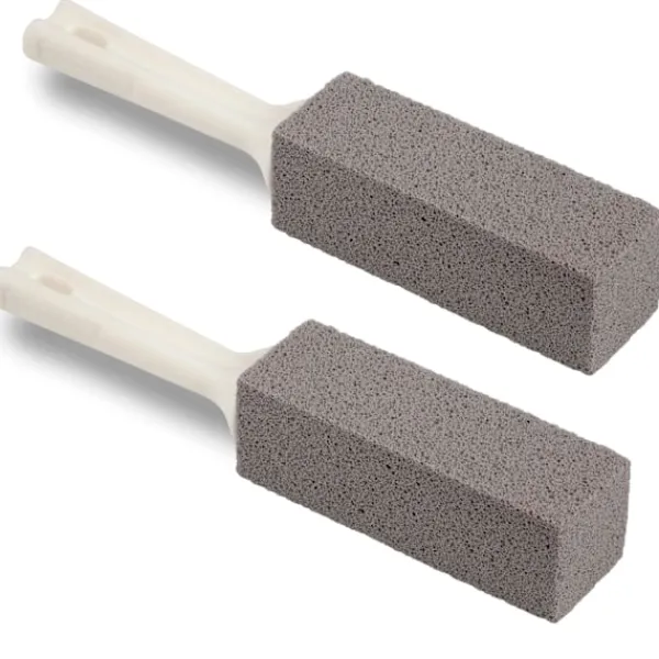 Rengöringsmedel-(2-pack), grå, toalettblock, toalettsten med handtag YY