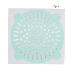 Skadedjur & Insekter-10-pack Grön Självhäftande Engångs Avloppsfilter Golvbrunns Skyddsfilm