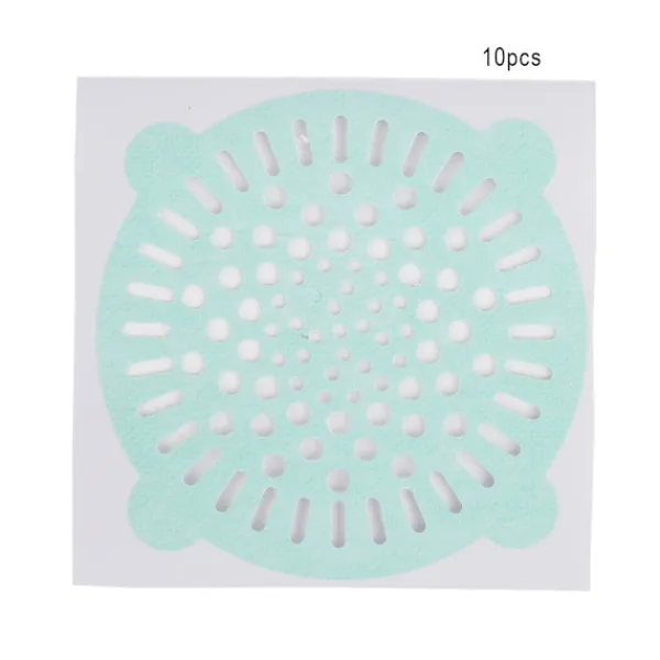 Skadedjur & Insekter-10-pack Grön Självhäftande Engångs Avloppsfilter Golvbrunns Skyddsfilm