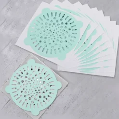 Skadedjur & Insekter-10-pack Grön Självhäftande Engångs Avloppsfilter Golvbrunns Skyddsfilm