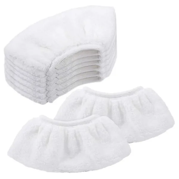 NICEGOU Städmoppar-8-pack Handverktyg Tygöverdrag, för Handmunstycke, för Ångtvätt Sc 2, Sc 3, Sc 4, Sc 5