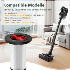 Dammsugare & Tillbehör-2-pack HEPA-filter för Unlimited Gen 2 Series 8 dammsugare 12036642, 12023349, 12023350 och S [YJD]-FM- Black White