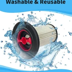 Dammsugare & Tillbehör-2-pack HEPA-filter för Unlimited Gen 2 Series 8 dammsugare 12036642, 12023349, 12023350 och S [YJD]-FM- Black White