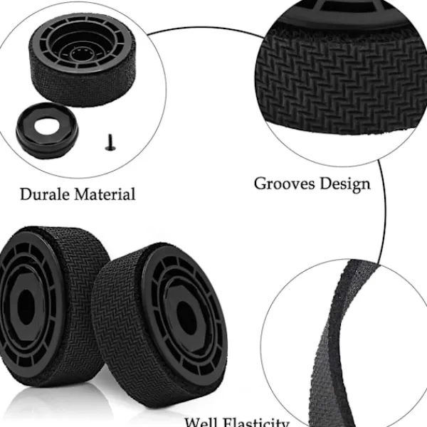 Dammsugare & Tillbehör-2-pack hjul och däck ersättningstillbehör Braava Jet M6 (6110) (6012) (6112) (6113) Ultimate Wi-Fi-ansluten robot Anti-Slip Great Adhesion Easy Asse | Fyndiq