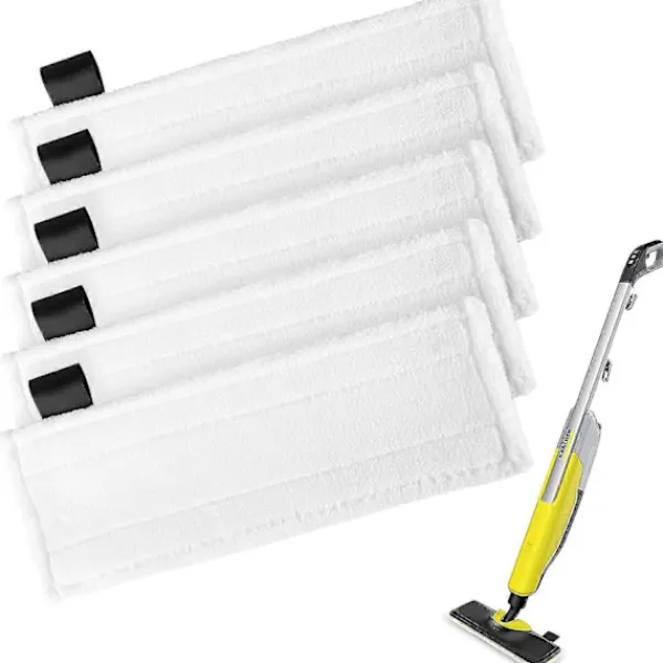 unbranded Städmoppar-5-pack Karcher Ångrengöringsdynor, Karcher Ångrengöringstillbehör, Kompatibel med Karcher Easyfix Sc2 Sc3 Sc4 Sc5-serien Karcher Ångrengörare Cl